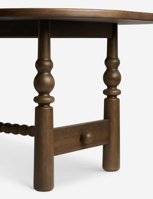 Open Box: Blume Oval Dining Table, Smoked Oak 78