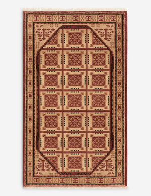 Braud Hand-Knotted Wool Rug Swatch, Brick
