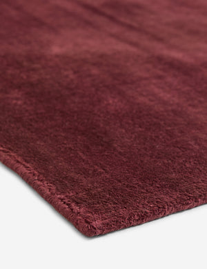 Canon Hand-Loomed  Rug Swatch, Wine