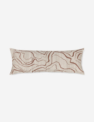 Canyon Terracotta Long Lumbar Pillow by Élan Byrd