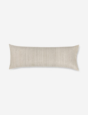Rear view of the Canyon Terracotta Long Lumbar Pillow