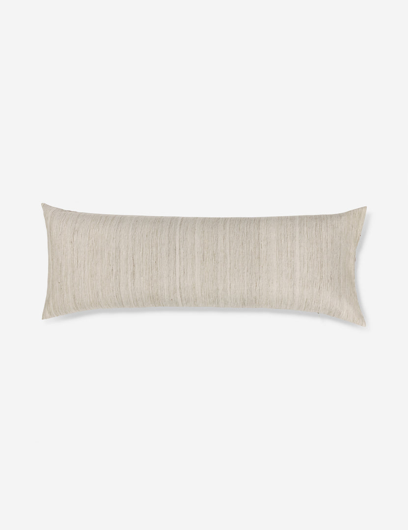 #color::terracotta #style::long-lumbar | Rear view of the Canyon Terracotta Long Lumbar Pillow