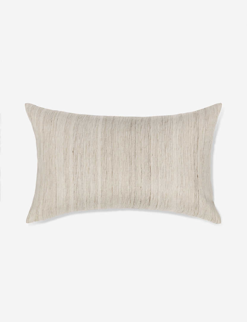 #color::olive #style::lumbar | Rear view of the Canyon Olive Green Lumbar Pillow