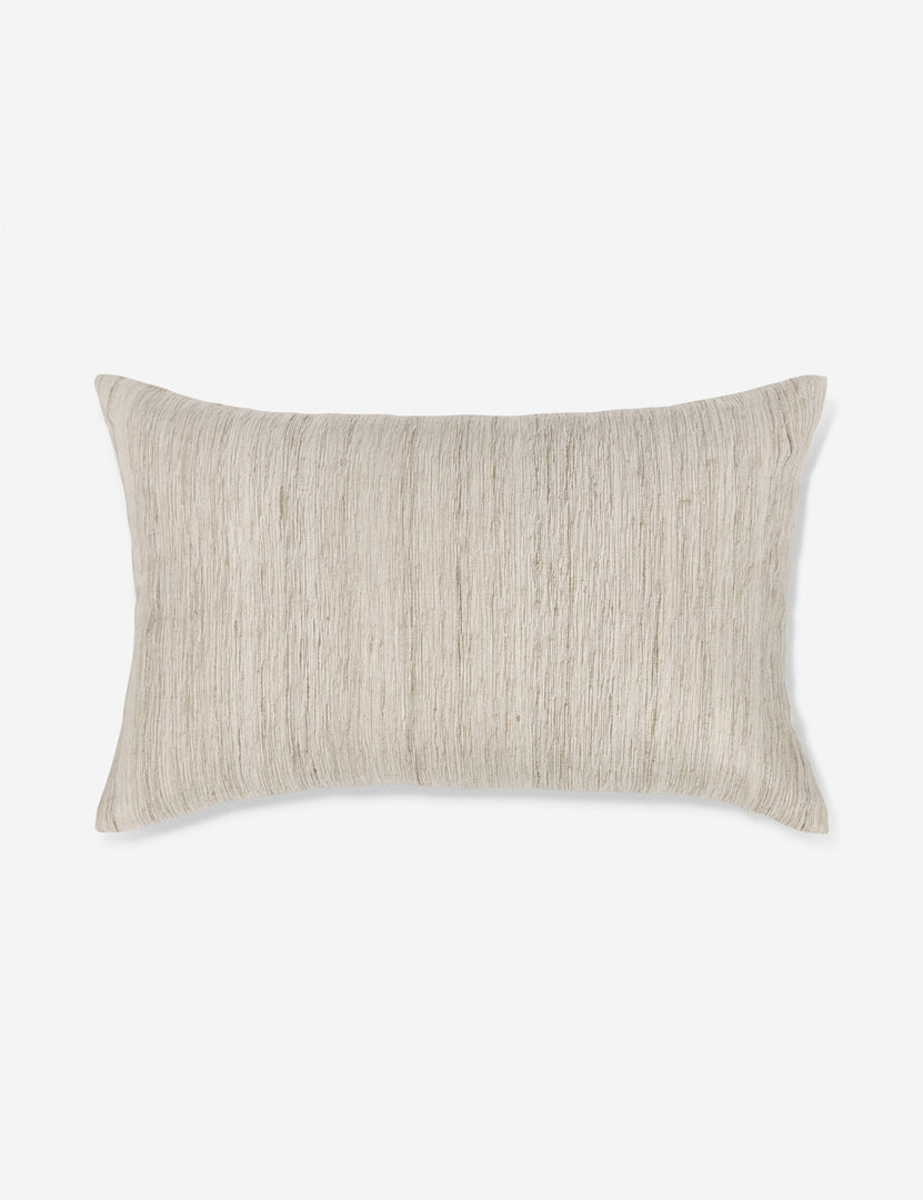 #color::terracotta #style::lumbar | Rear view of the Canyon Terracotta Lumbar Pillow