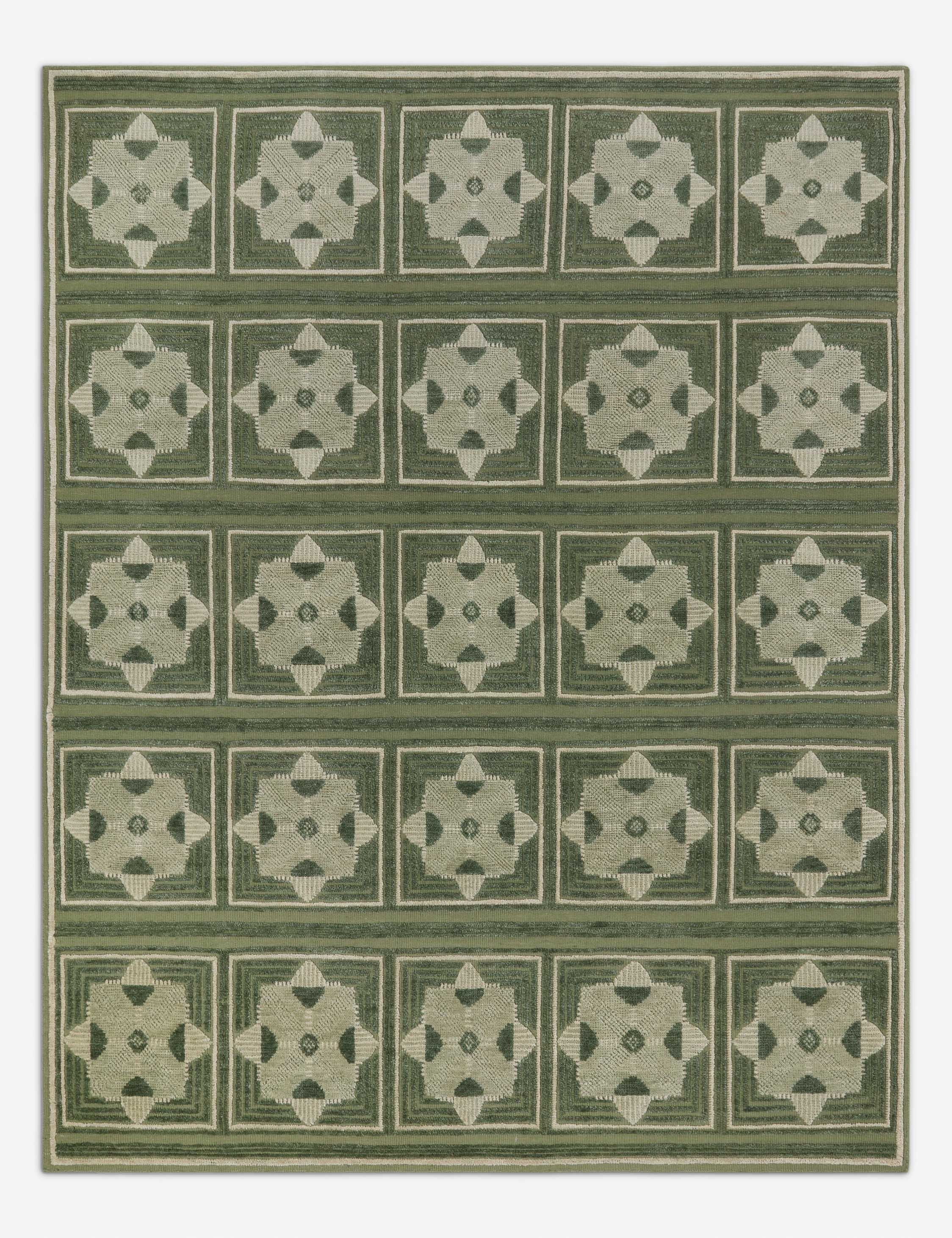 #size::2-6--x-8--runner #size::6--x-9- #size::8--x-10- #size::9--x-12- #size::10--x-14- #size::12--x-15-
| Carlisle Geometric Motif Hand-Knotted Wool Rug by Aimee Song