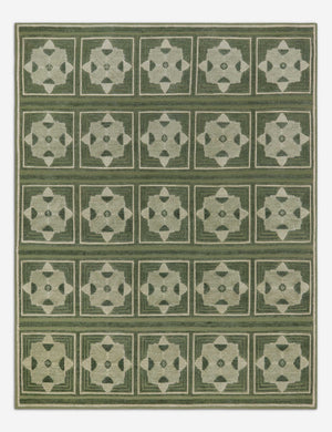 Carlisle Geometric Motif Hand-Knotted Wool Rug by Aimee Song