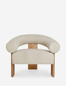Open Box: Celeste Accent Chair, Cream