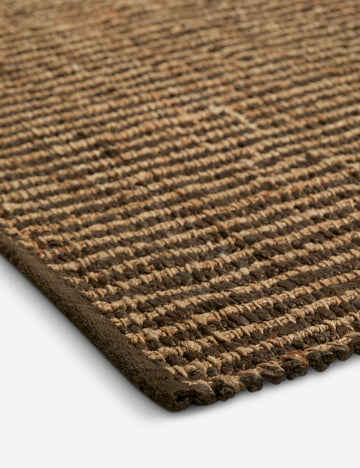Cerrado Handwoven Jute Rug Swatch, Moss by Elan Byrd