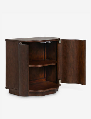 Open Box: Cora Nightstand, Walnut by Lolly Lolly Ceramics