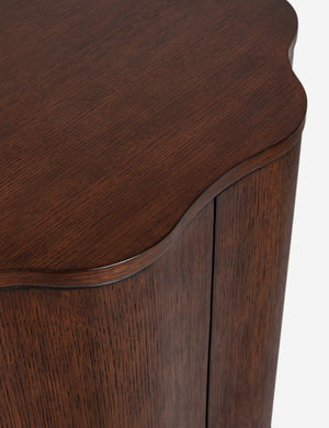 Open Box: Cora Nightstand, Walnut by Lolly Lolly Ceramics