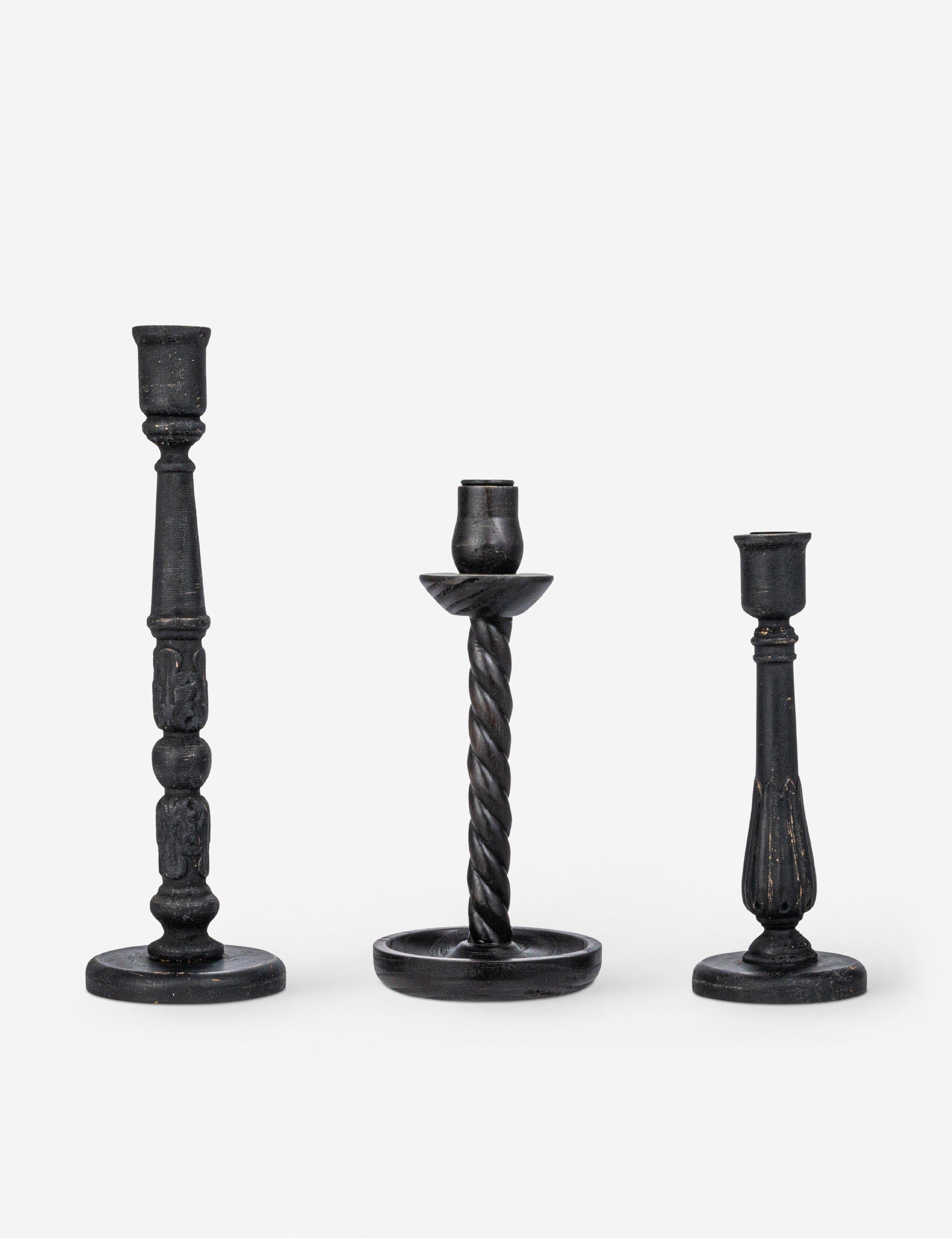 Tenebre Taper Candle Holders Set of 3 - Thumbnail 2