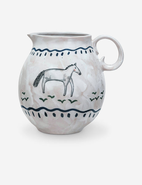 Epona Hand-Painted Pitcher
