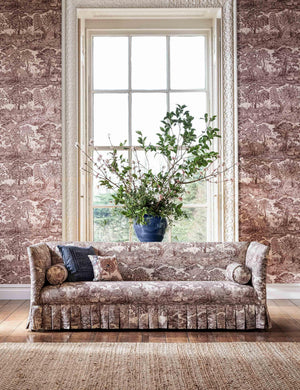 Highgrove Toile Wallpaper by Sanderson : Rose