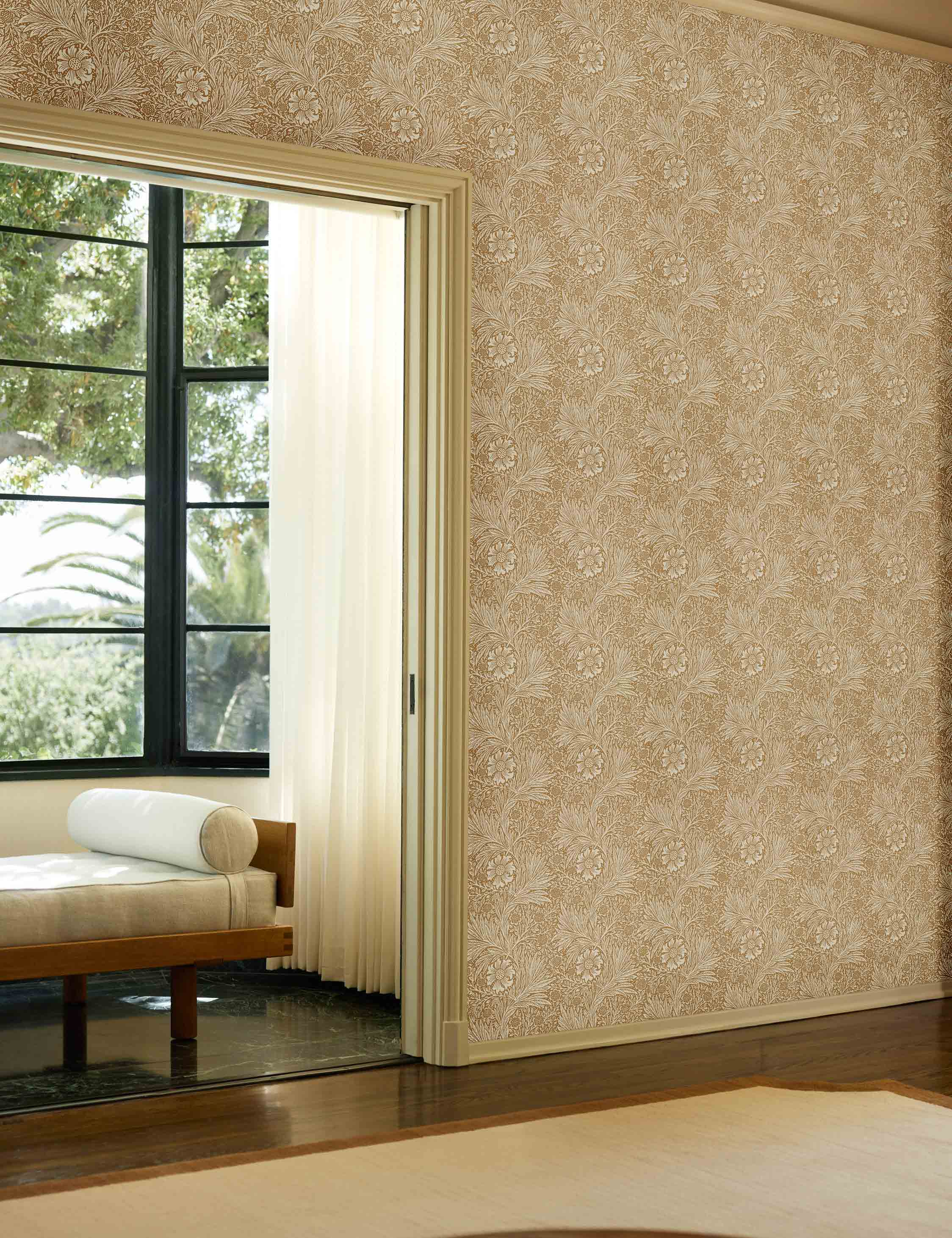 モ*フ様 Melissa & Doug　メリッサ＆ダグ　 ゴールデンレトリバー Marigold Wallpaper by Morris & Co.