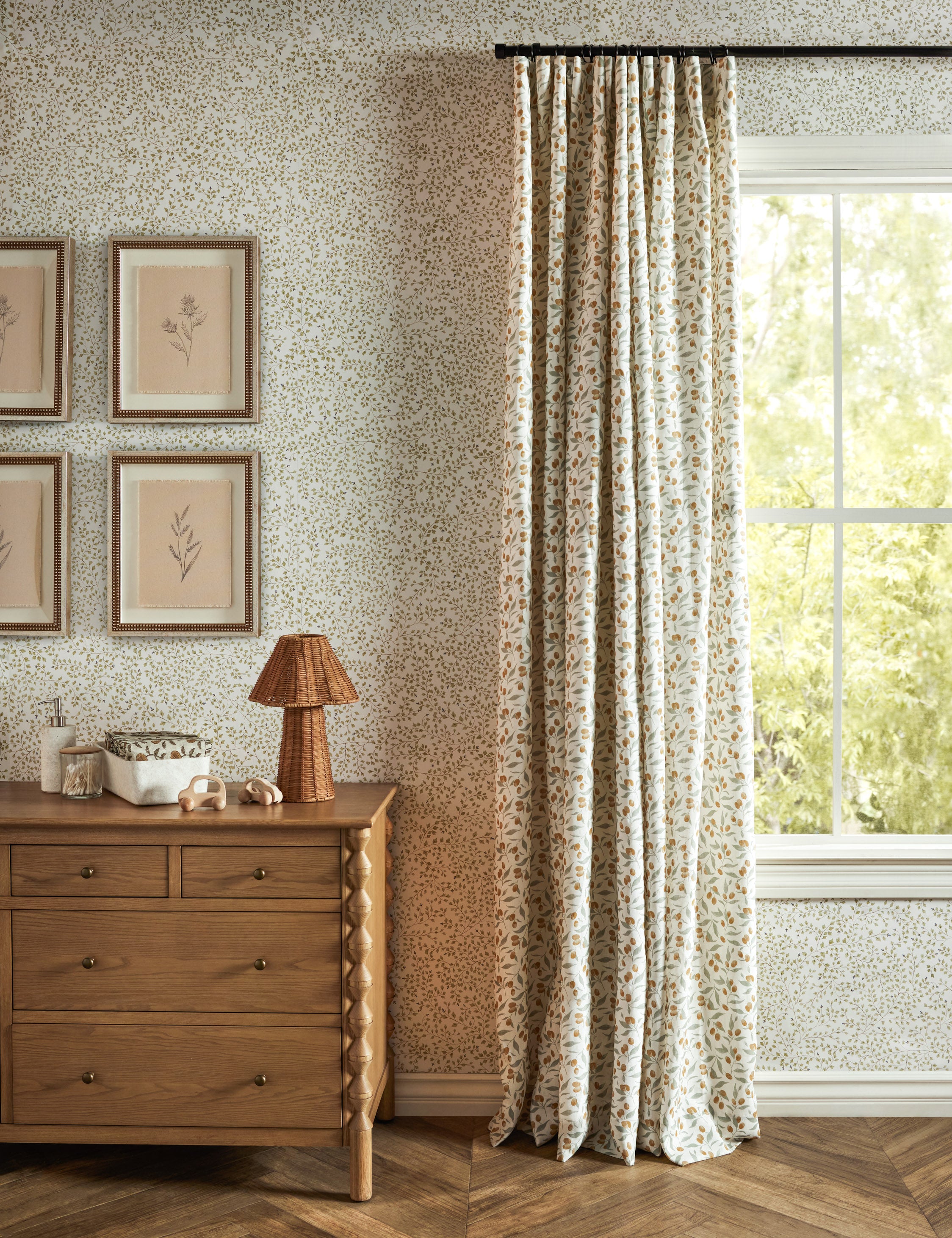 Dainty Leaves Wallpaper by Rylee + Cru