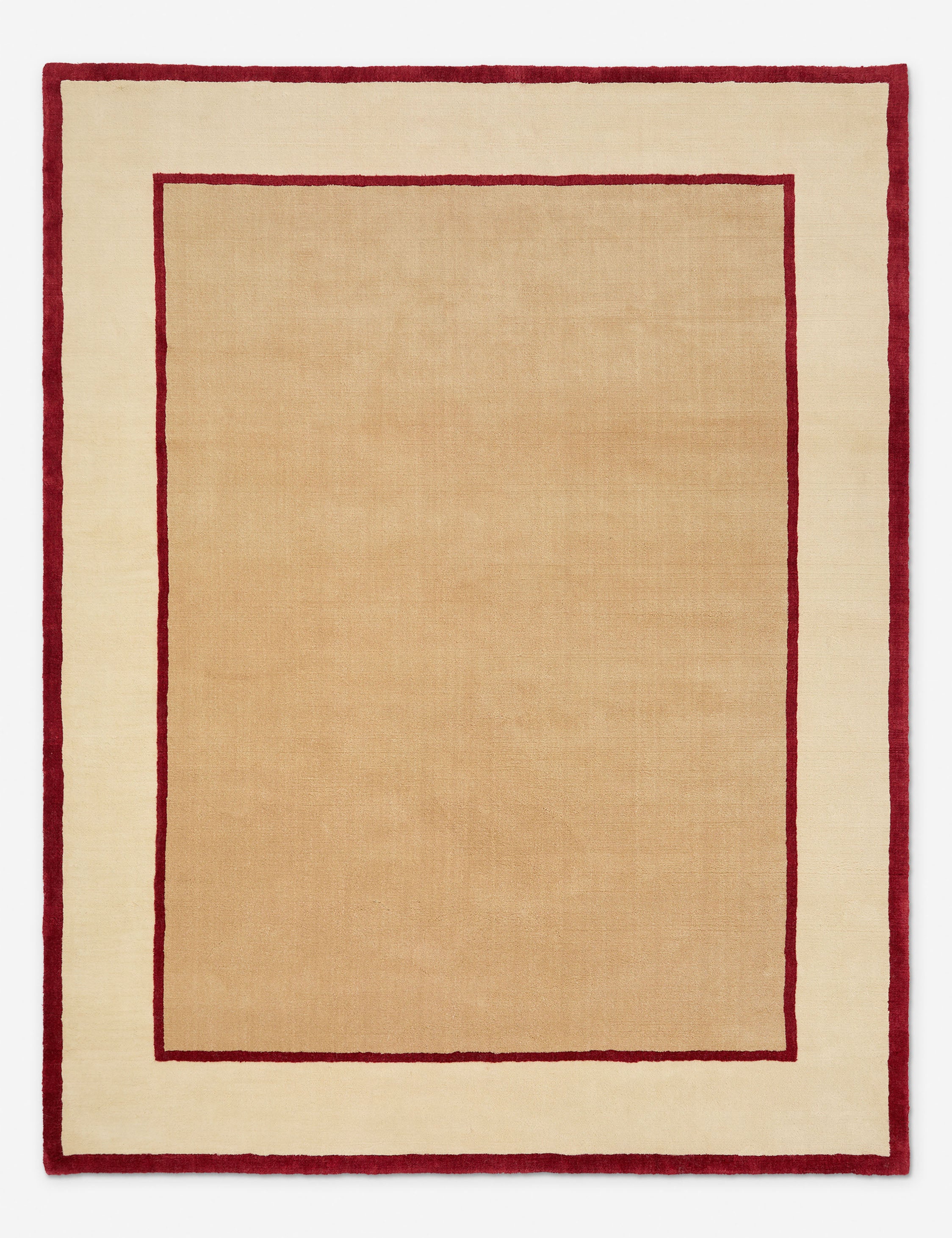 #color::garnet #size::6--x-9- #size::8--x-10- #size::9--x-12- #size::10--x-14- #size::12--x-15- | The Deller Hand-Loomed Wool Rug by Jake Arnold