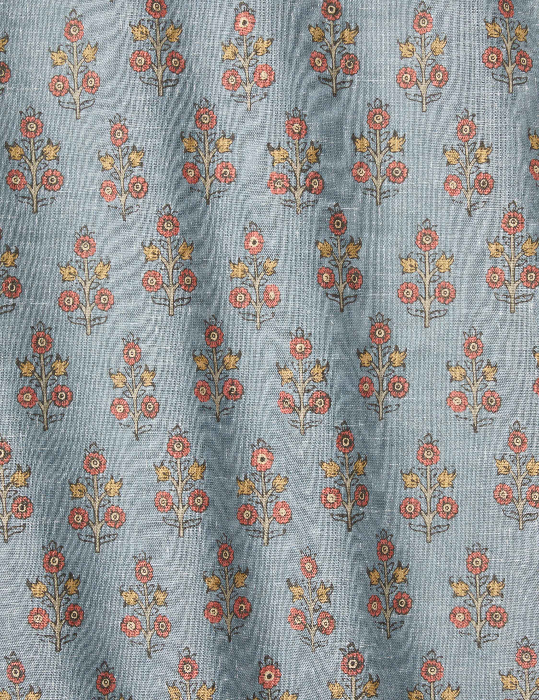Dorset Viscose Fabric Swatch, Denim