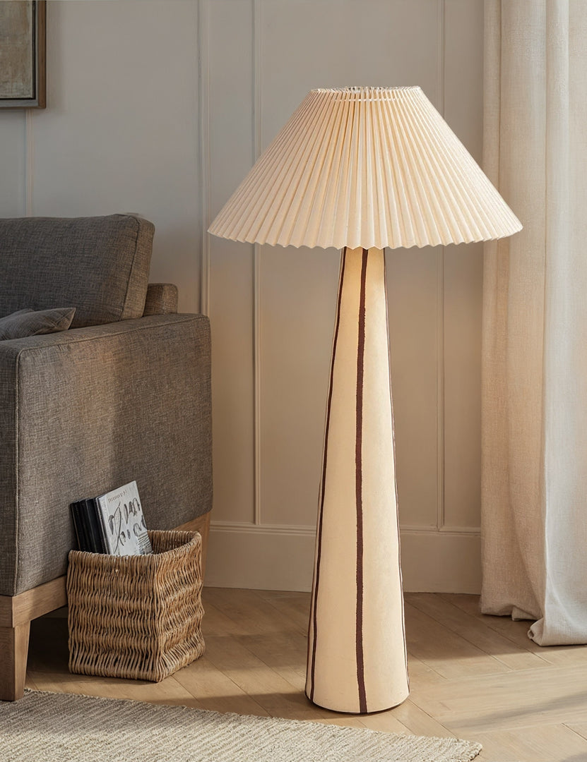 Baza Striped Floor Lamp