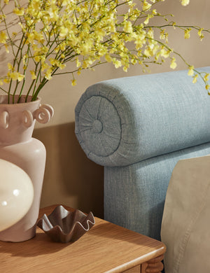 Bowery Bed : Sage Linen Weave / Queen