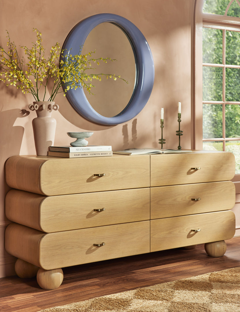 Barberi 6-Drawer Dresser in Light Oak