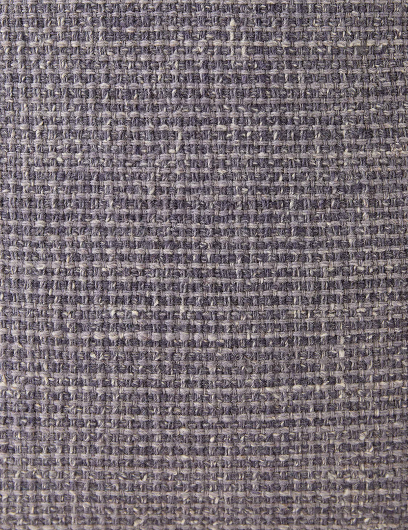 #color::iris #style::square | Close up of the material of the Enzi tactile tweed pillow by Aimee Song