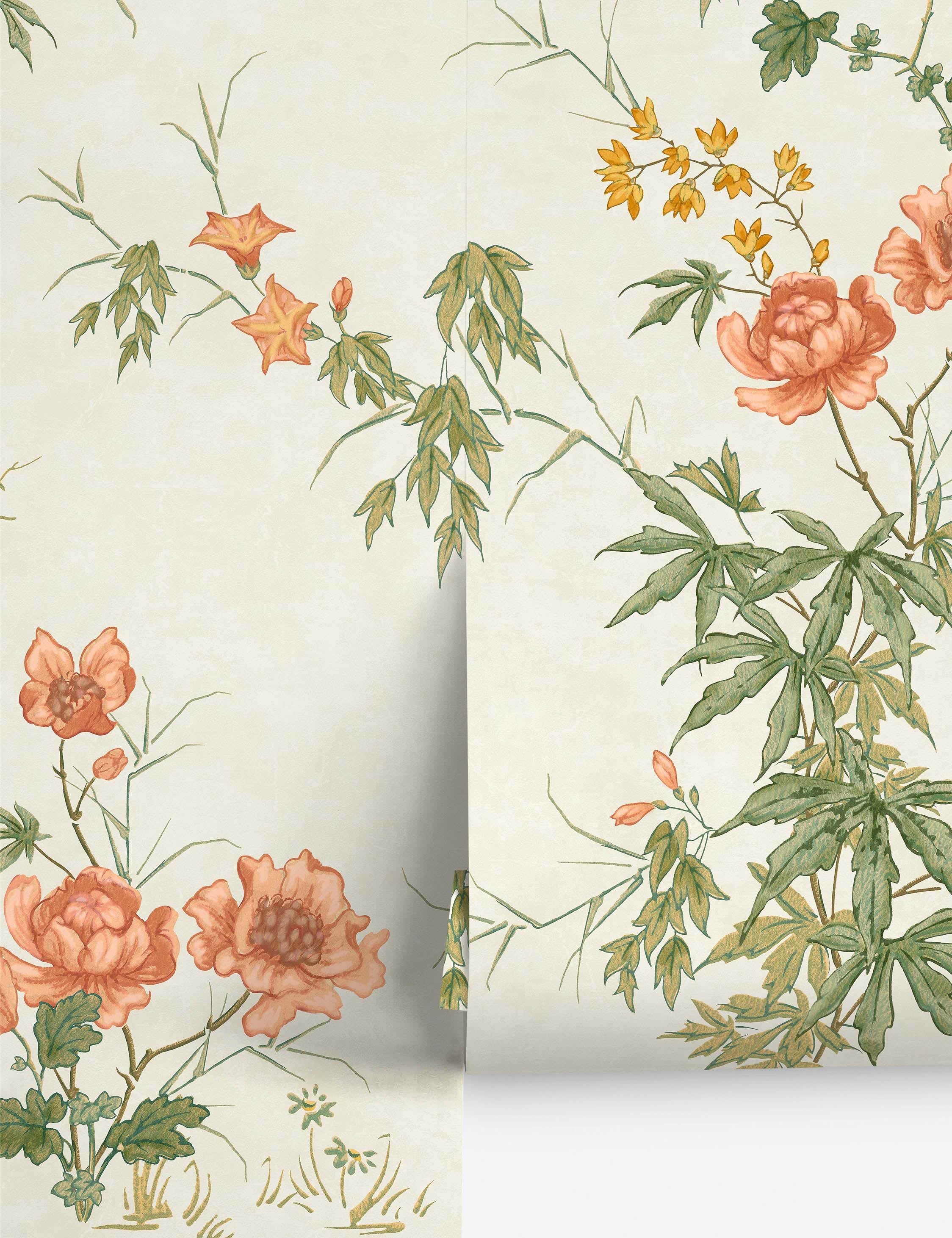 Fleurine Floral Wallpaper Mural