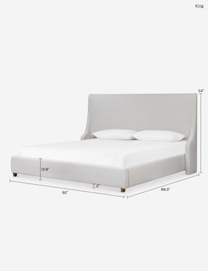 Lucine Platform Bed : Bone / Queen