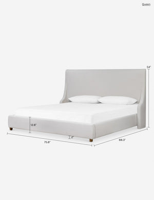 Lucine Platform Bed : Bone / Queen