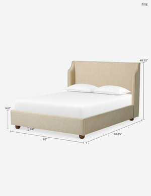 Noelia Platform Bed by Amber Lewis x Four Hands : Natural / Queen