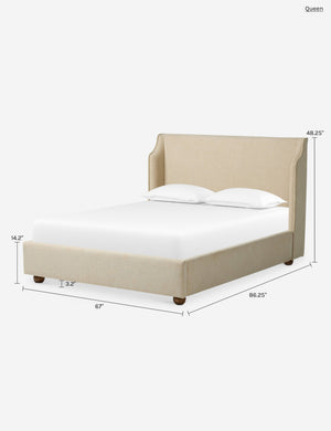Noelia Platform Bed by Amber Lewis x Four Hands : Natural / Queen