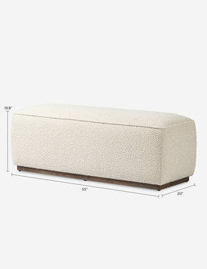 Aldora Bench : Natural Boucle