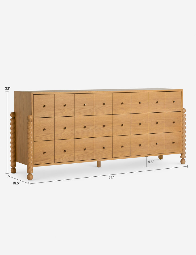 Hawser 6-Drawer Dresser by Sarah Sherman Samuel in Natural