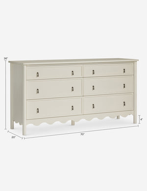 Open Box: Millie Dresser, Cream Oak