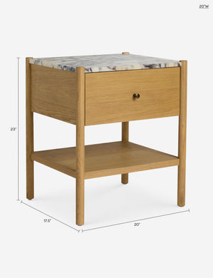 Philana Nightstand : Honey Oak / 26