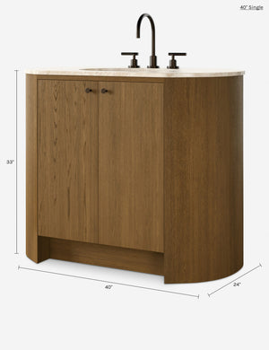 Sadiya Bath Vanity : Natural / 40