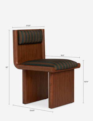 Rowley Dining Chair by Sarah Sherman Samuel : Chestnut