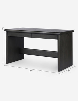 Durand Standing Desk : Smoked Black