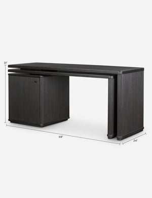Sisa Rotating Desk : Black