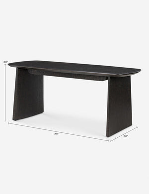 Wyman Desk : Dark Brown