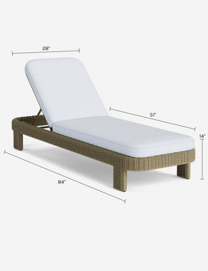 Hadler Outdoor Lounger : Oat Sunbrella Play