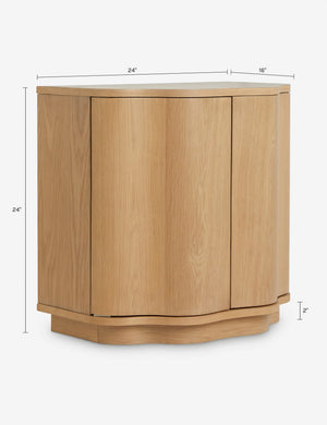 Open Box: Cora Nightstand, Natural by Lolly Lolly Ceramics