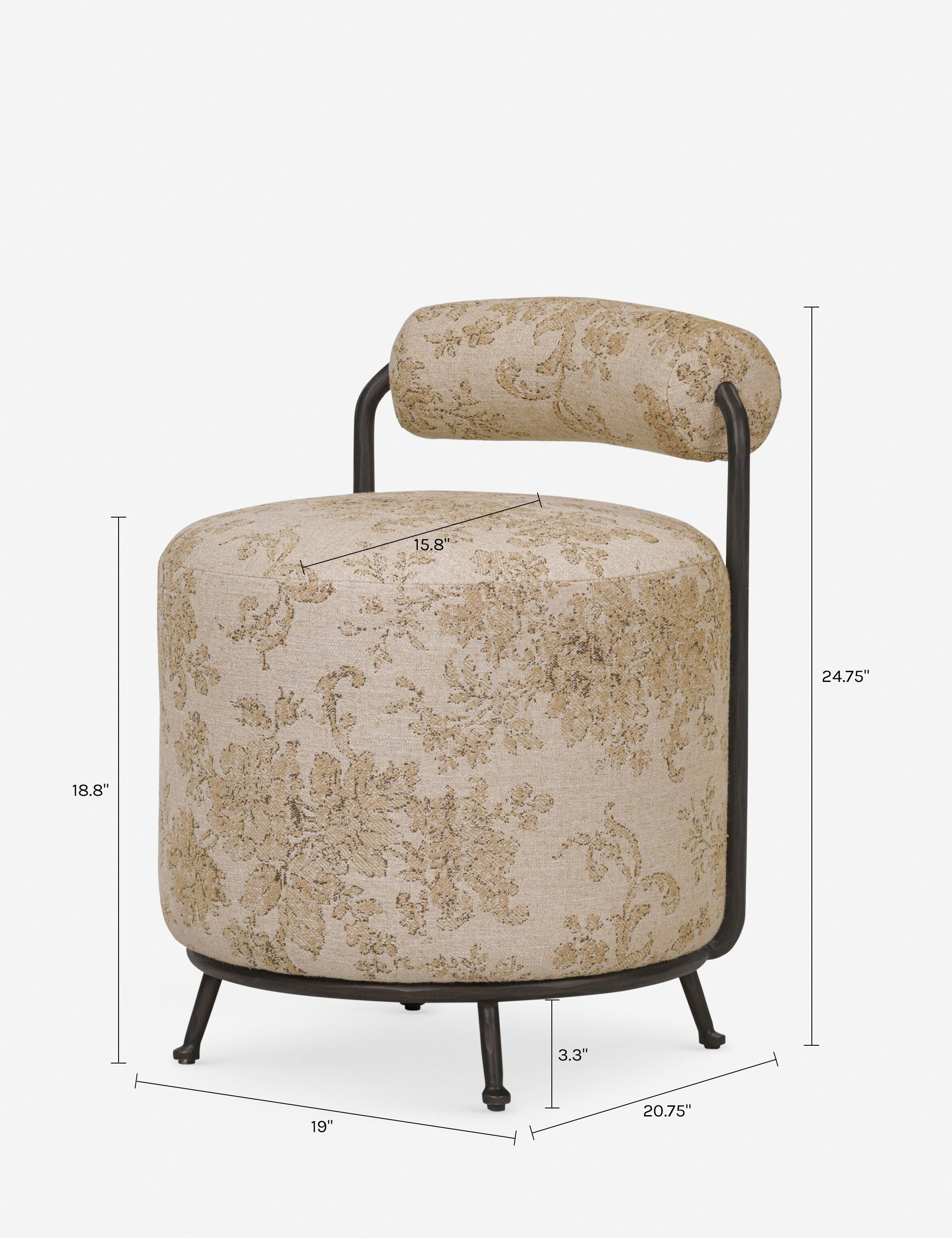 Gwendolyn Stool by Amber Lewis x Four Hands