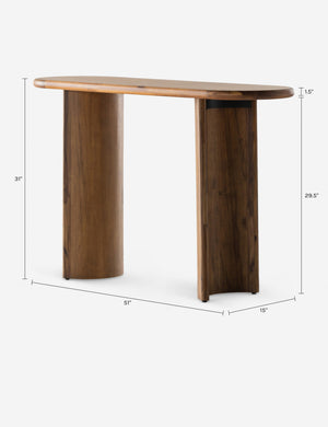 Gilda Console Table : Brown
