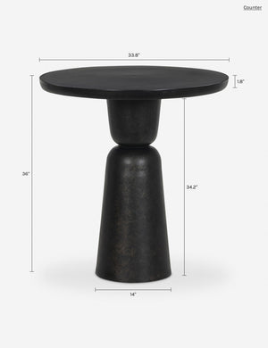 Gould Indoor / Outdoor Bar and Counter Table : Bronze / Bar