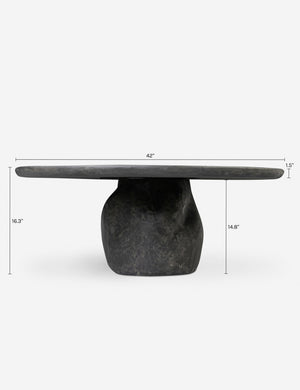 Orozco Round Coffee Table : Black