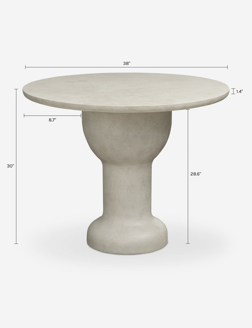 Sachin Round Outdoor Dining Table