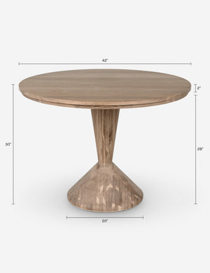 Sadler Round Dining Table : Black