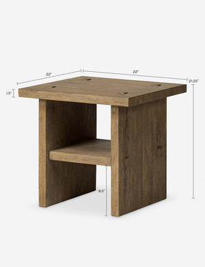 Zeno Side Table by Amber Lewis x Four Hands : Black Oak