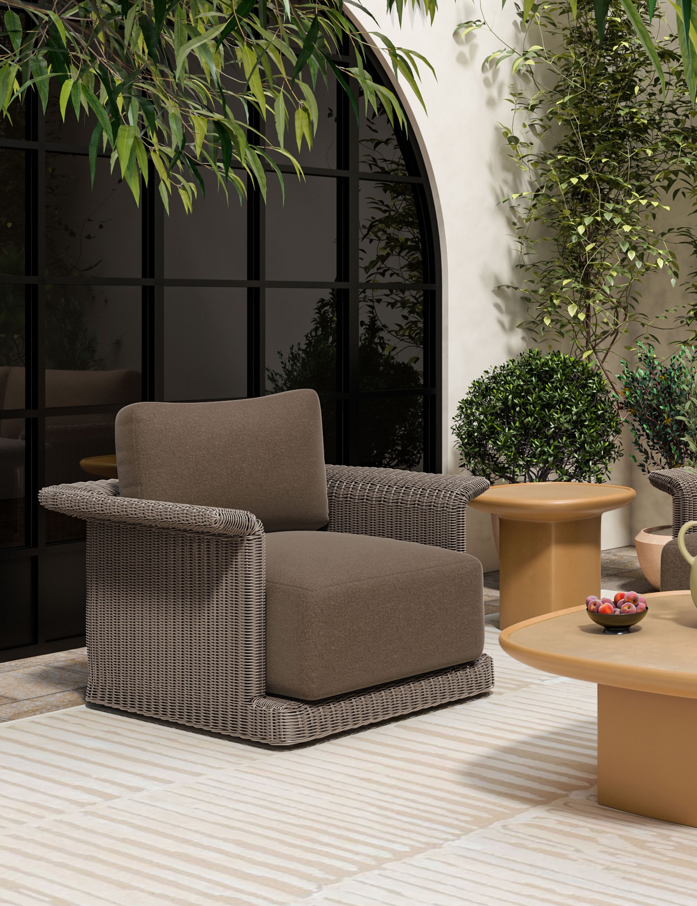 Jess Outdoor Accent Chair - Thumbnail 5