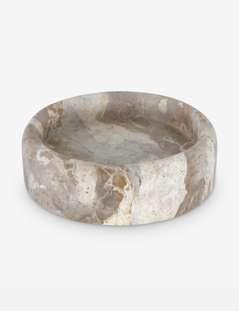 #color::natural | Balland round marble catchall